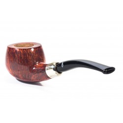 Briar Pipe Santambrogio Red Smooth Bent Apple