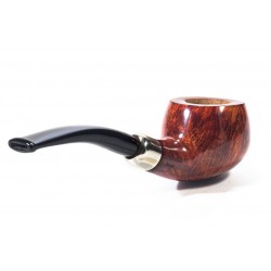 Briar Pipe Santambrogio Red Smooth Bent Apple