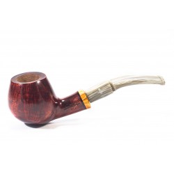 Pipa in Radica Santambrogio Red Liscia Bent Apple