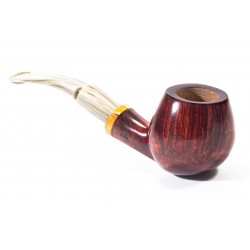 Pipa in Radica Santambrogio Red Liscia Bent Apple