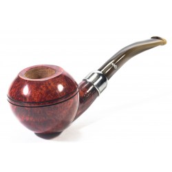 Pipa in Radica Santambrogio Red Liscia Bent Rhodesian