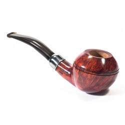 Pipa in Radica Santambrogio Red Liscia Bent Rhodesian