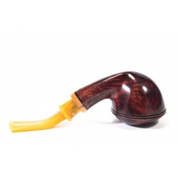 Pipa in Radica Santambrogio Red Liscia Bent Rhodesian