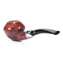 Pipa in Radica Santambrogio Red Liscia Bent Rhodesian