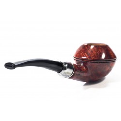 Pipa in Radica Santambrogio Red Liscia Bent Rhodesian