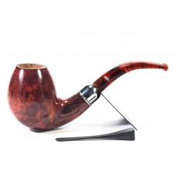 Pipa in Radica Santambrogio Red Liscia Bent