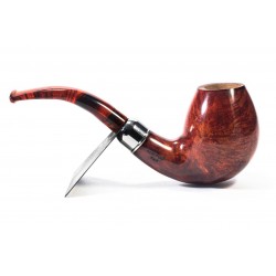 Pipa in Radica Santambrogio Red Liscia Bent