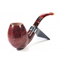 Pipa in Radica Santambrogio Red Liscia Bent