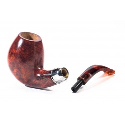 Pipa in Radica Santambrogio Red Liscia Bent