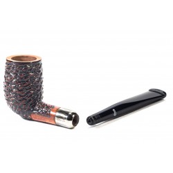 Briar Pipe Santambrogio Rusticated Billiard