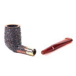 Briar Pipe Santambrogio Rusticated Billiard