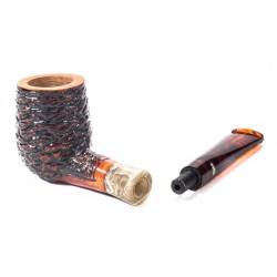 Briar Pipe Santambrogio Rusticated Billiard