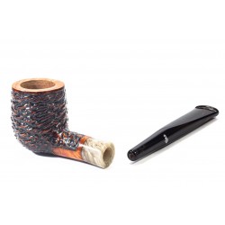 Briar Pipe Santambrogio Rusticated Billiard