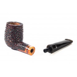 Briar Pipe Santambrogio Rusticated Billiard