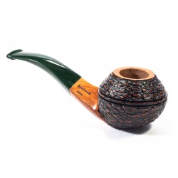 Pipe Santambrogio Rusticated Bent Rhodesian