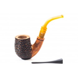 Briar Pipe Santambrogio Rusticated Bent