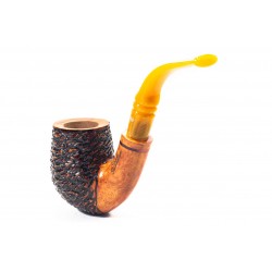 Briar Pipe Santambrogio Rusticated Bent