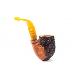 Briar Pipe Santambrogio Rusticated Bent