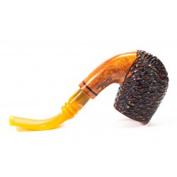 Briar Pipe Santambrogio Rusticated Bent