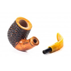 Briar Pipe Santambrogio Rusticated Bent