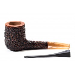 Pipa in Radica Radice Rind Rusticata Billiard