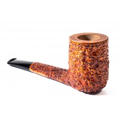 Briar Pipe Radice Rind Rusticated Canadian