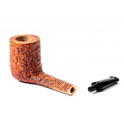 Briar Pipe Radice Rind Rusticated Canadian