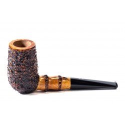 Pipa in Radica Radice Rind Rusticata Chimney