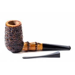 Pipa in Radica Radice Rind Rusticata Chimney