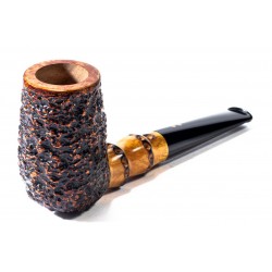 Pipa in Radica Radice Rind Rusticata Chimney