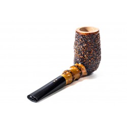 Pipa in Radica Radice Rind Rusticata Chimney