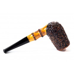 Briar Pipe Radice Rind Rusticated Chimney