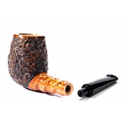 Briar Pipe Radice Rind Rusticated Apple