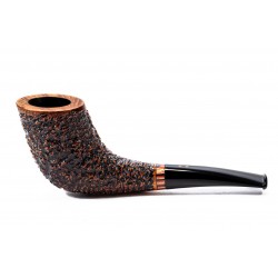 Pipa in Radica Radice Rind Rusticata Horn