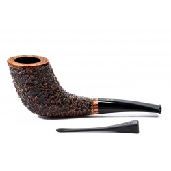 Pipa in Radica Radice Rind Rusticata Horn