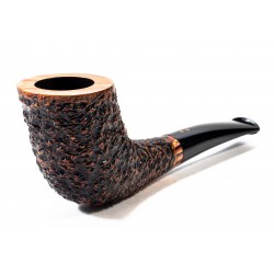 Pipa in Radica Radice Rind Rusticata Horn