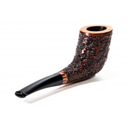 Pipa in Radica Radice Rind Rusticata Horn