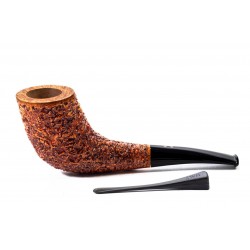 Pipa in Radica Radice Rind Rusticata Horn