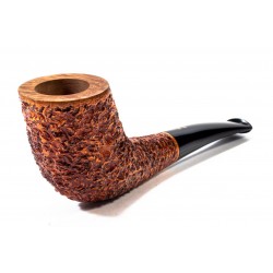 Pipa in Radica Radice Rind Rusticata Horn