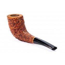 Pipa in Radica Radice Rind Rusticata Horn