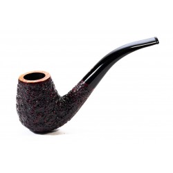 Pipa in Radica Radice Rind Rusticata Bent