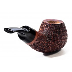 Pipe Talamona Calabash Reverse Rust. Bent Apple