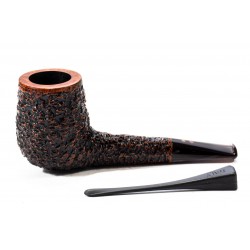 Pipa in Radica Radice Rind Rusticata Billiard