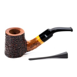 Briar Pipe Santambrogio Rusticated Cherrywood