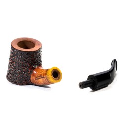 Briar Pipe Santambrogio Rusticated Cherrywood