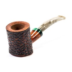 Briar Pipe Santambrogio Rusticated Cherrywood