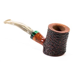 Briar Pipe Santambrogio Rusticated Cherrywood