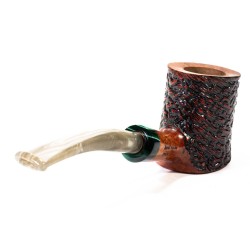 Briar Pipe Santambrogio Rusticated Cherrywood