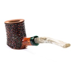 Briar Pipe Santambrogio Rusticated Cherrywood