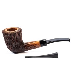 Briar Pipe Amorelli Penna Di San Michele Bent Billiard